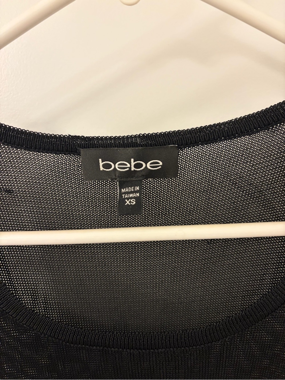 Bebe Mini Bodycon With Mesh - Picture 3 of 4